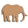 Éléphant n°1 15 cm support bois pour mosaïque
