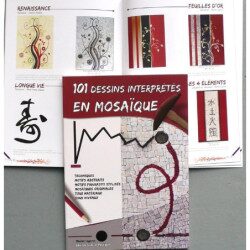 Livre 101 dessins interprétés en mosaïque