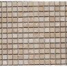Brun clair mat mosaïque 1.5 cm marbre plaque de 36 carreaux