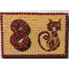 Plaque de porte numéros de rue en mosaïques modèle en loisirs créatifs