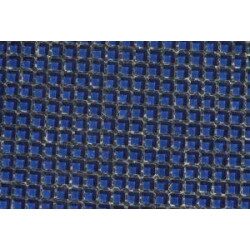 Bleu marine micro mosaïque vetrocristal uni 10 mm par plaque 30 cm