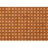 Orange clair micro mosaïque vetrocristal uni 10 mm par plaque 30.5 cm