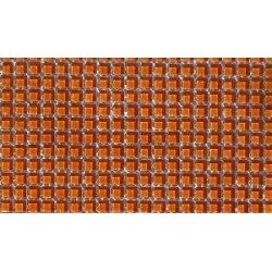 Brun micro mosaïque vetrocristal uni 10 mm par plaque 30.5 cm