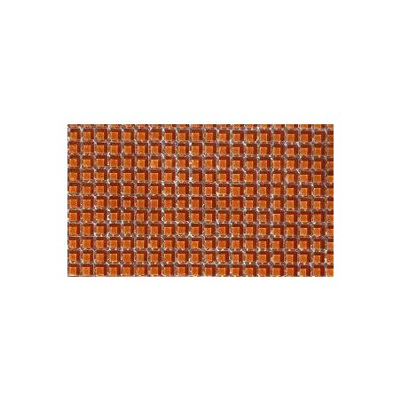 Brun micro mosaïque vetrocristal uni 10 mm par plaque 30.5 cm