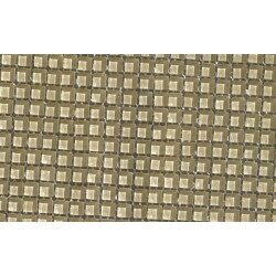 Blanc ivoire micro mosaique vetrocristal 10 mm par plaque 30 cm