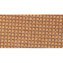 Brun clair micro mosaïque vetrocristal uni 10 mm par plaque 30.5 cm