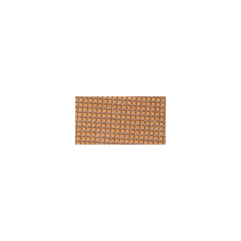 Brun clair micro mosaïque vetrocristal uni 10 mm par plaque 30.5 cm