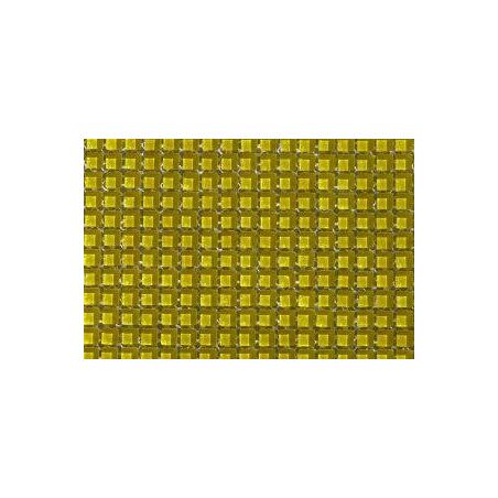 Jaune vif micro mosaïque vetrocristal par 64 carreaux