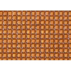 Orange clair micro mosaïque vetrocristal par 64 carreaux