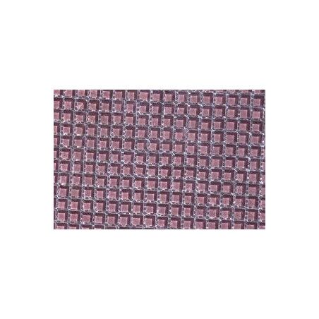 Rose mauve foncé micro mosaïque vetrocristal par 64 carreaux